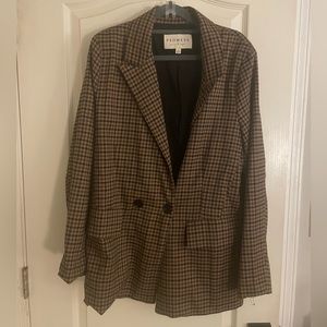 Vici Houndstooth Blazer